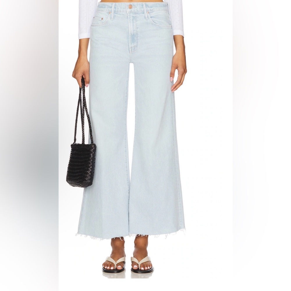 mother denim twister ankle fray